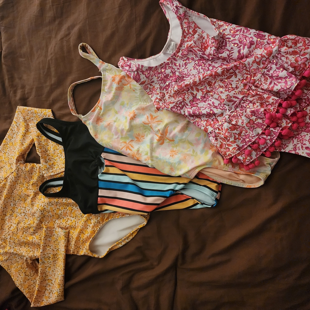 Colorful Girls Swimsuit Collection